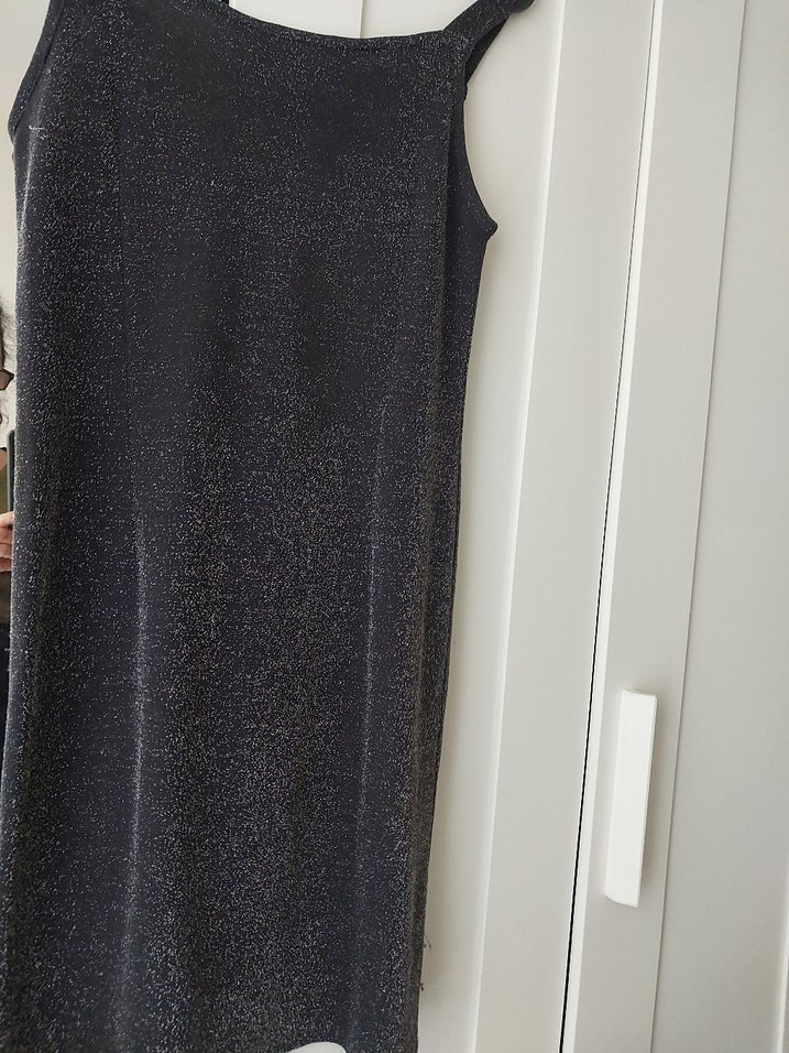 Gri Drapeli Abiye Elbise - Görsel 5