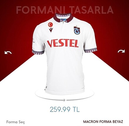 Orjinal Trabzon spor forması