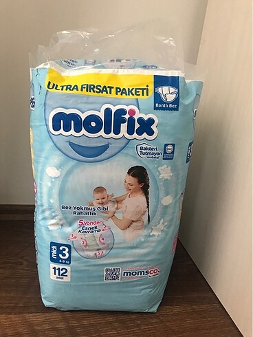 #molfix bebek bezi 3 numara