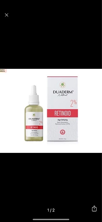 Diğer Duaderm Retınoid Yaş Karşıtı Serum 30 ml