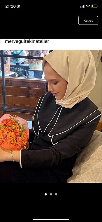 Zara Merve Gültekin elbise