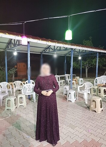 Tesettür abiye elbise 