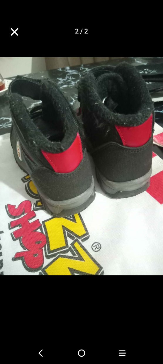 Erkek Çocuk Siyah Street Wear Bot Galatasaray - Görsel 2