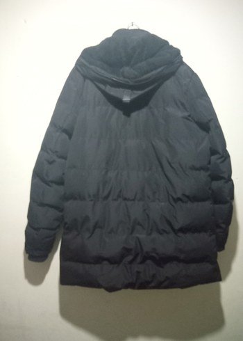 Siyah Fermuarlı Erkek Midi Mont - Görsel 2