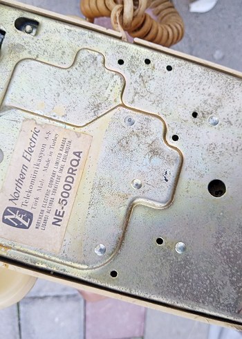 Pastel Beyaz Döner Telefon - Görsel 4