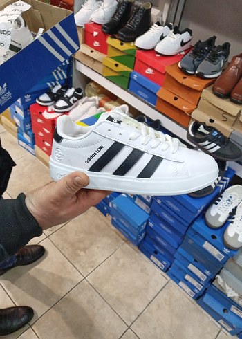 Adidas Beyaz Siyah bayan Spor Ayakkabı - Görsel 2