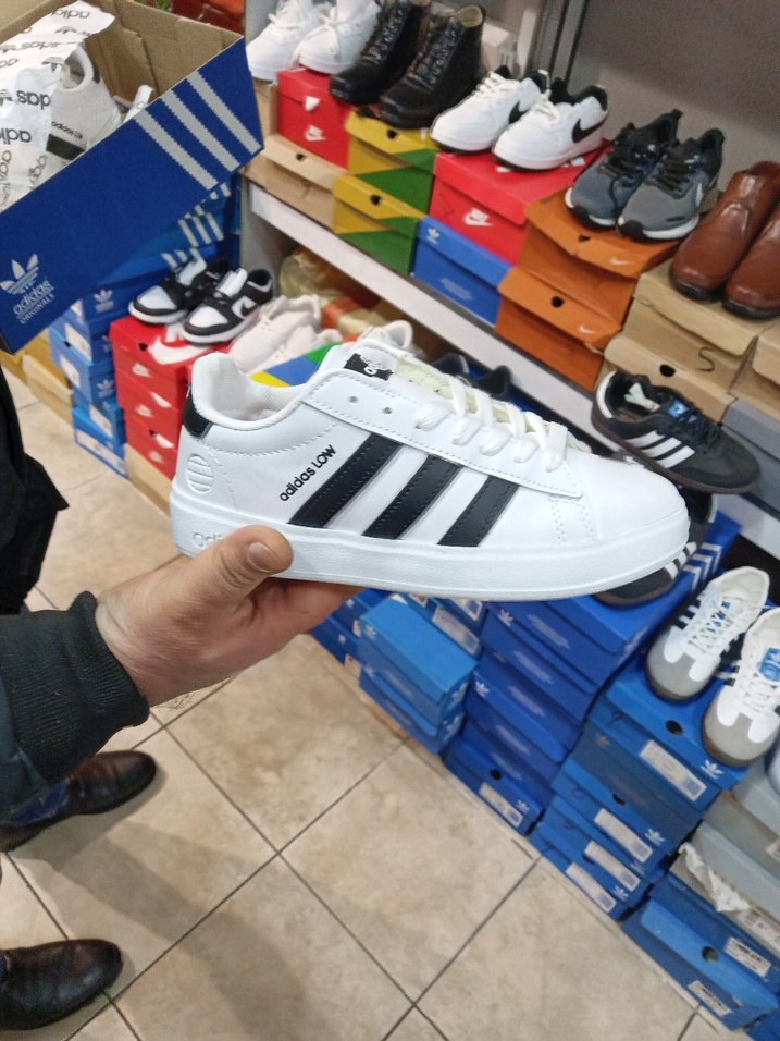 Adidas Beyaz Siyah bayan Spor Ayakkabı - Görsel 2