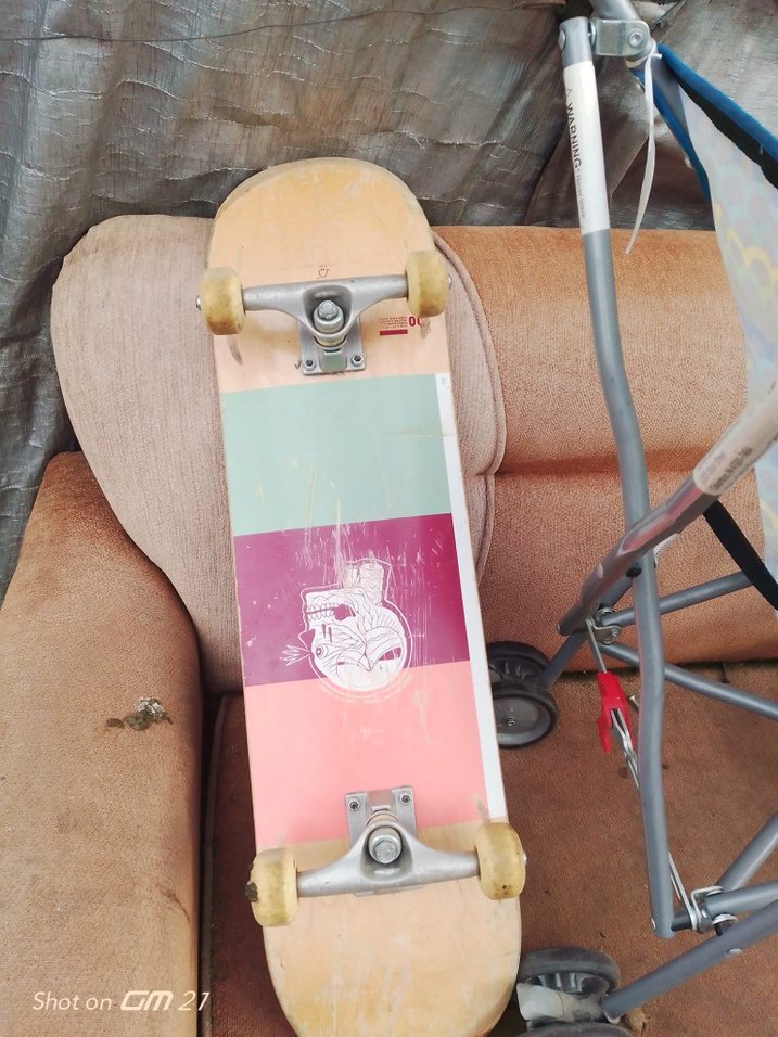 Kahverengi Kaykay ve Gri Çocuk Scooter'ı - Görsel 4