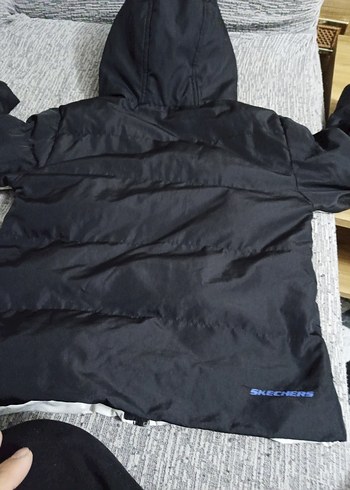 Erkek Çocuk Beyaz Fermuarlı Mont - Görsel 4