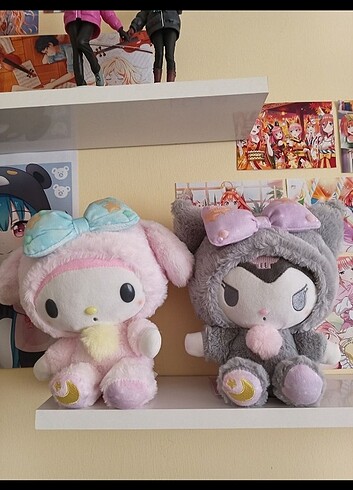 Sanrio Anime Peluş kuromi melody 