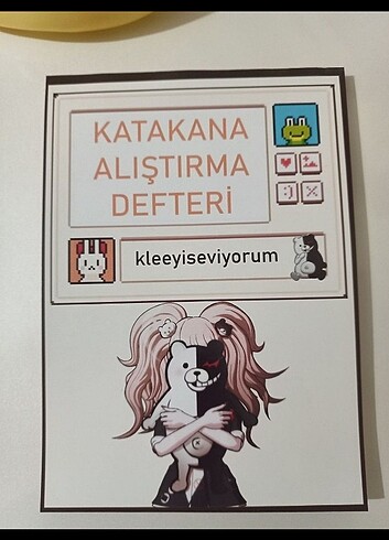 Katakana Alfabe Alıştırma Defteri