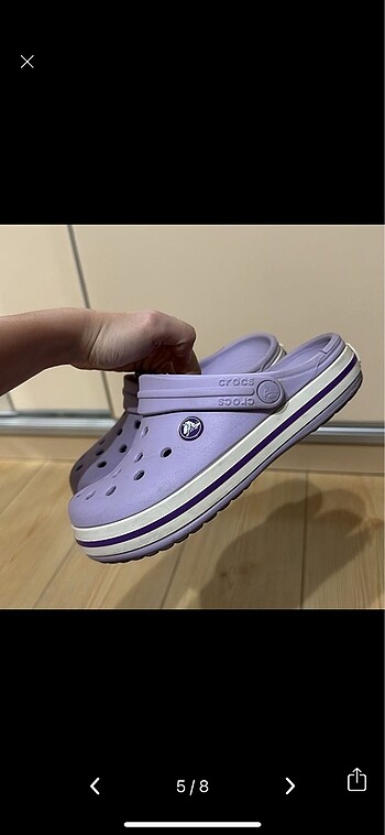 35 Beden mor Renk Crocs Orijinal