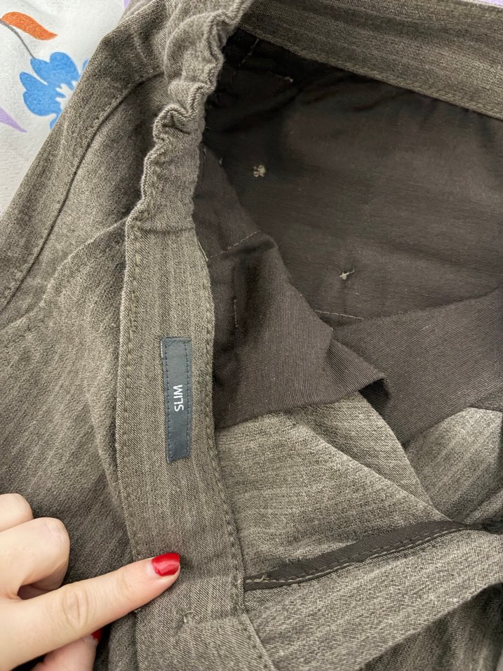 Paça 97 cmdir Kahve tonlarında Regular Fit Erkek Pantolon - Görsel 3