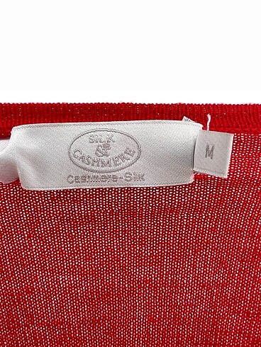 m Beden kırmızı Renk Silk & Cashmere Hırka %70 İndirimli.