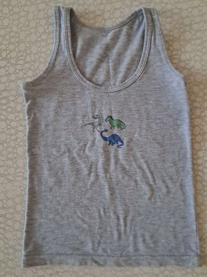 Dinozor Figürlü Atlet - Görsel 2