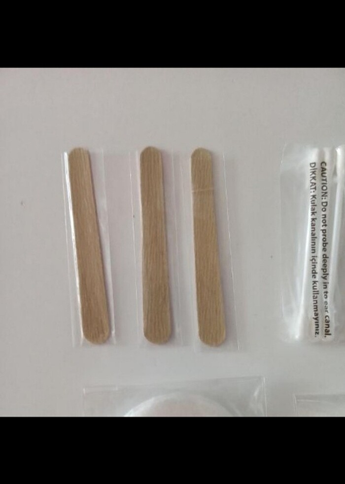 Yüz Temizleme Pamuğu, Törpü, Kulak Temizleme Çubuğu  - Görsel 3