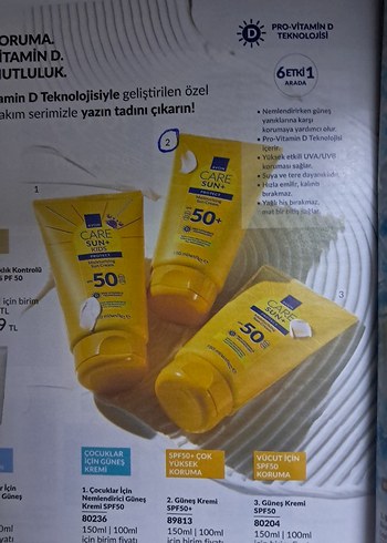 Güneş Kremi SPF 50+