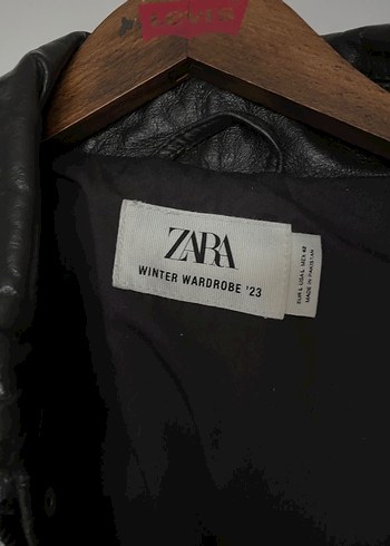 Kahverengi inek derisi ceket - Görsel 3