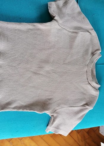 bej Çocuk Kısa Kollu tshirt