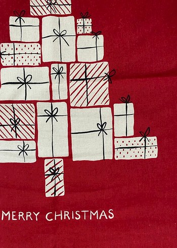 Kırmızı Baskılı Yastık Kılıfı - Görsel 2