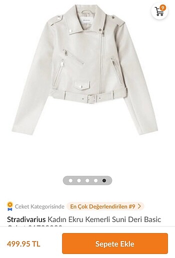 Stradivarius Deri Ceket