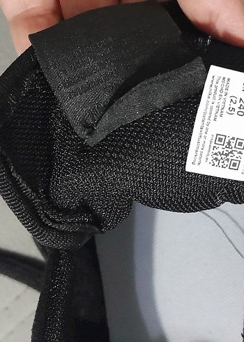 Siyah Erkek Spor Ayakkabı Velcro Detaylı - Görsel 5