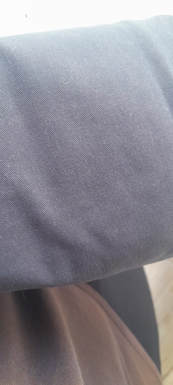 Siyah Kadın Piliseli Kumaş Pantolon - Görsel 4