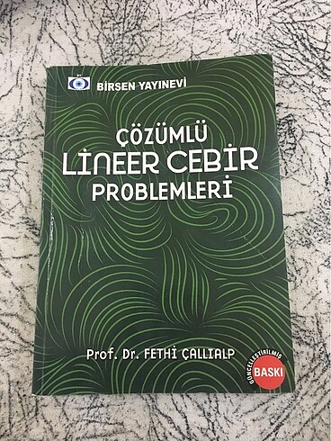 Çözümlü lineer cebir problemleri