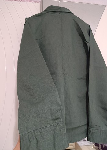 Düğmeli Keten Erkek Gömlek - Görsel 4