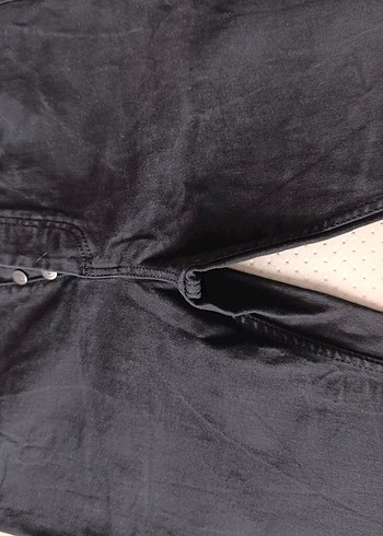 Düğmeli Gri  Jean - Görsel 2