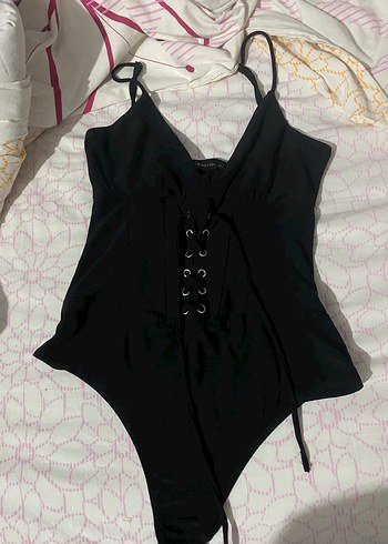 Siyah Korseli Gotik Body - Görsel 2