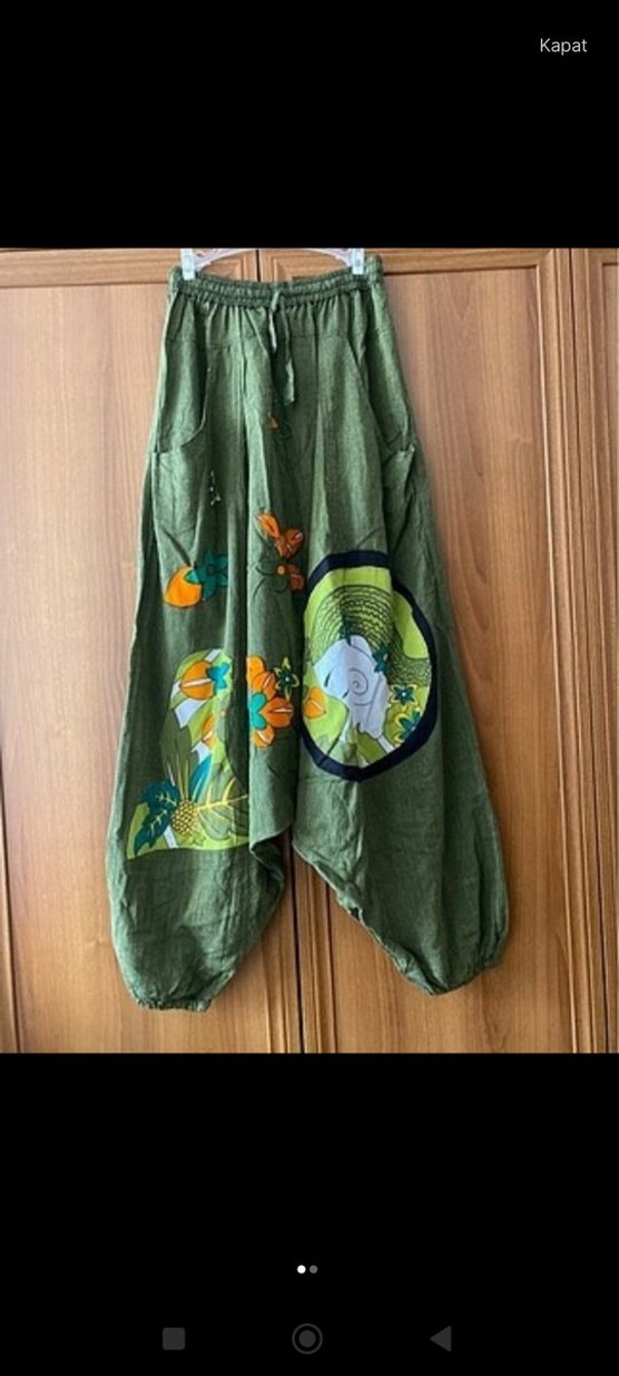 Bohem Kadın Şalvar, Vintage, Şalvar - Görsel 2