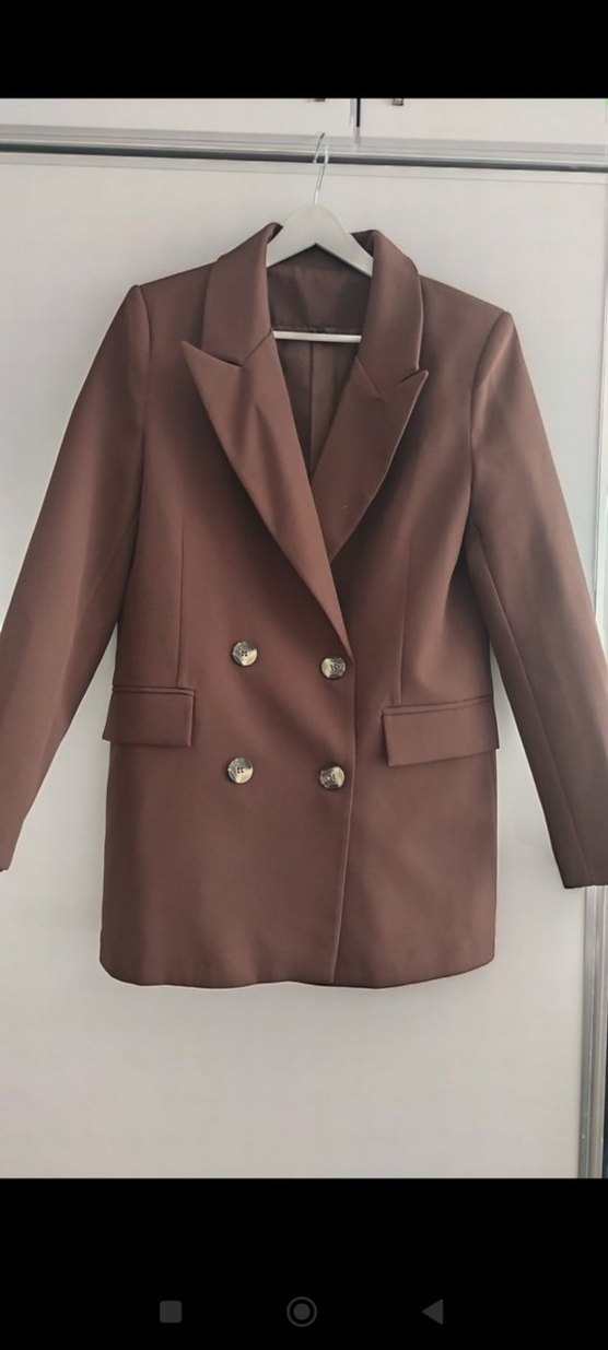 Kahverengi Kadın Blazer Ceket - Görsel 2