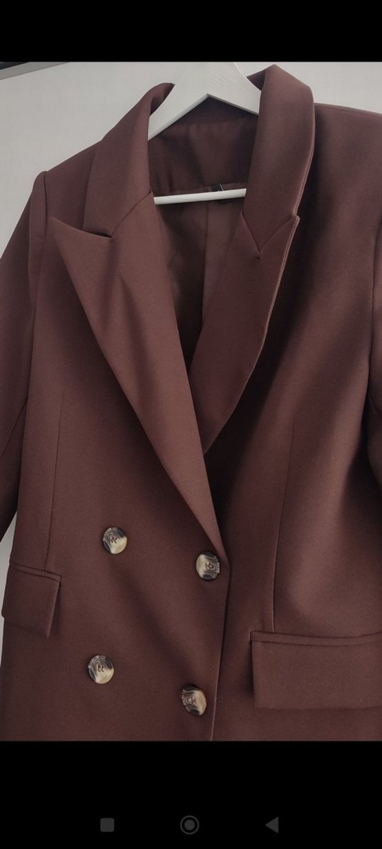 Kahverengi Kadın Blazer Ceket - Görsel 3