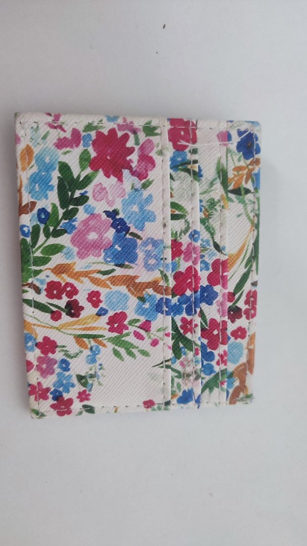 Çiçek Desenli Kadın Kartlık Cüzdan - Görsel 3