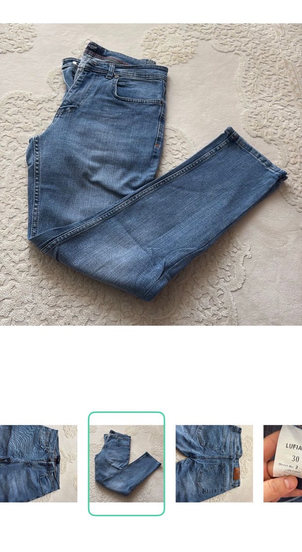 Lufian Mavi Denim Jean — görsel 2/5