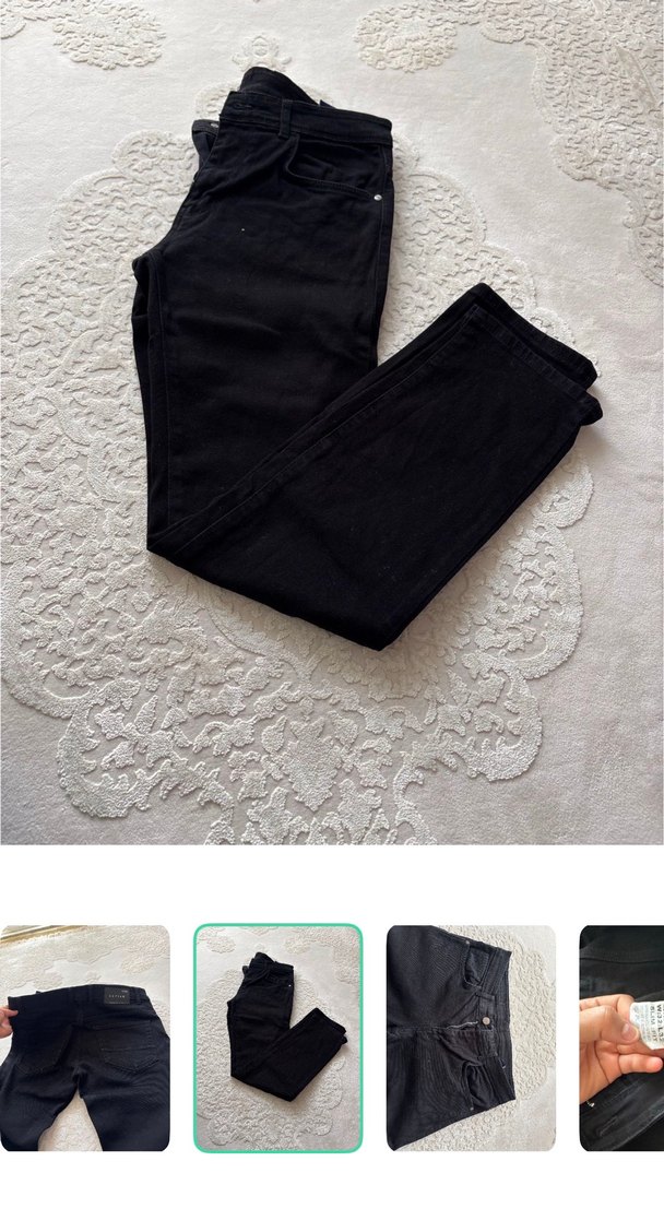 Lufian Siyah Denim Jean — görsel 2/4