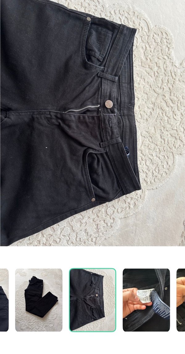 Lufian Siyah Denim Jean — görsel 3/4