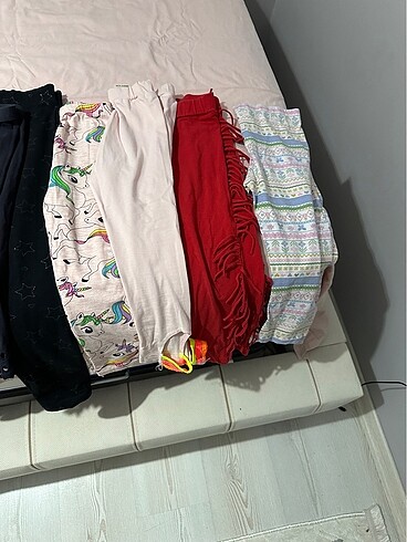 4 Yaş Beden pembe Renk 20 adet kız çocuk tayt