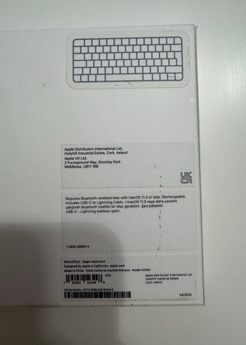 APPLE Magic Keyboard Türkçe Q Klavye MK2A3TQ/A - Görsel 3
