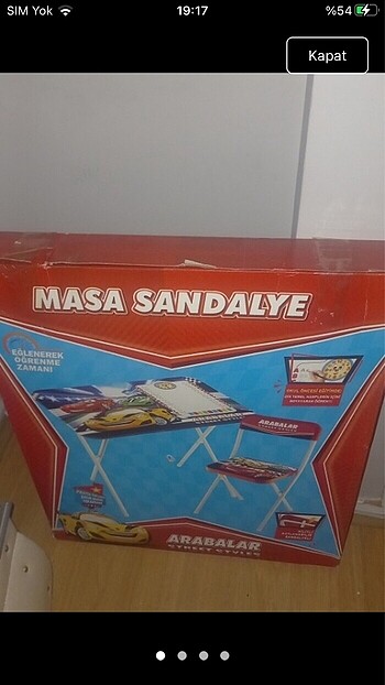 Ders çalışma masa sandalye - Görsel 6