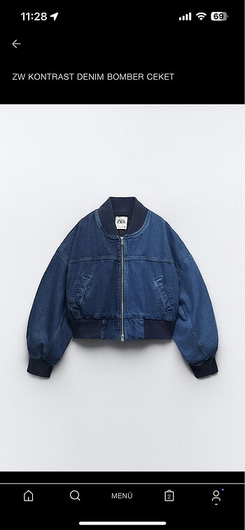 Zara bomber ceket