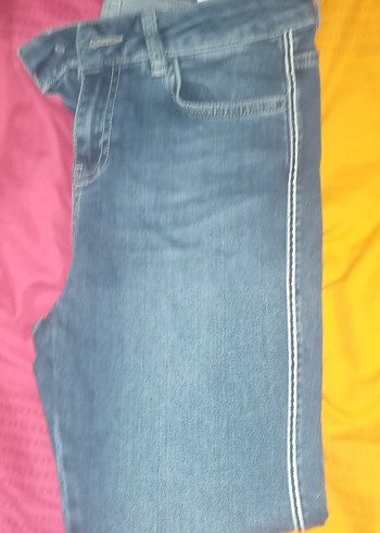 Kadın Mavi Denim Kot Pantolon