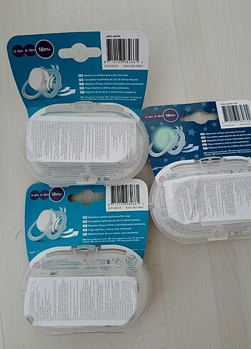 Philips avent ultra Air emzik +18 ay .açılmamış paketinde.