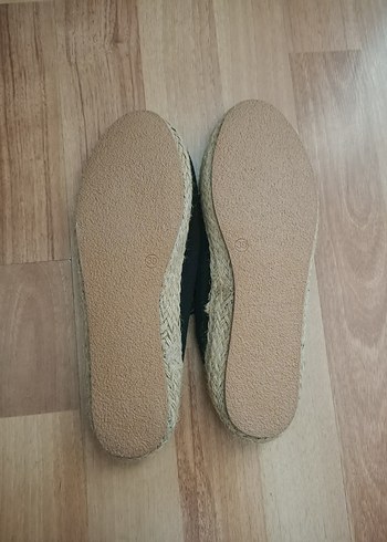 Siyah Dolgu Topuklu Kadın Espadril - Görsel 7