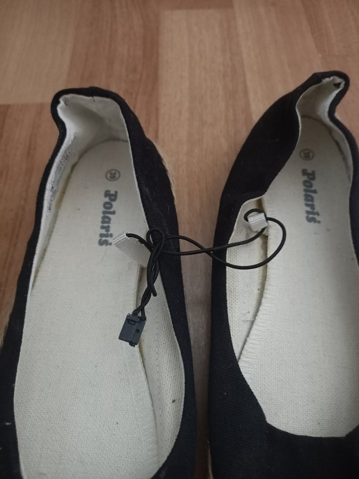 Siyah Dolgu Topuklu Kadın Espadril - Görsel 5