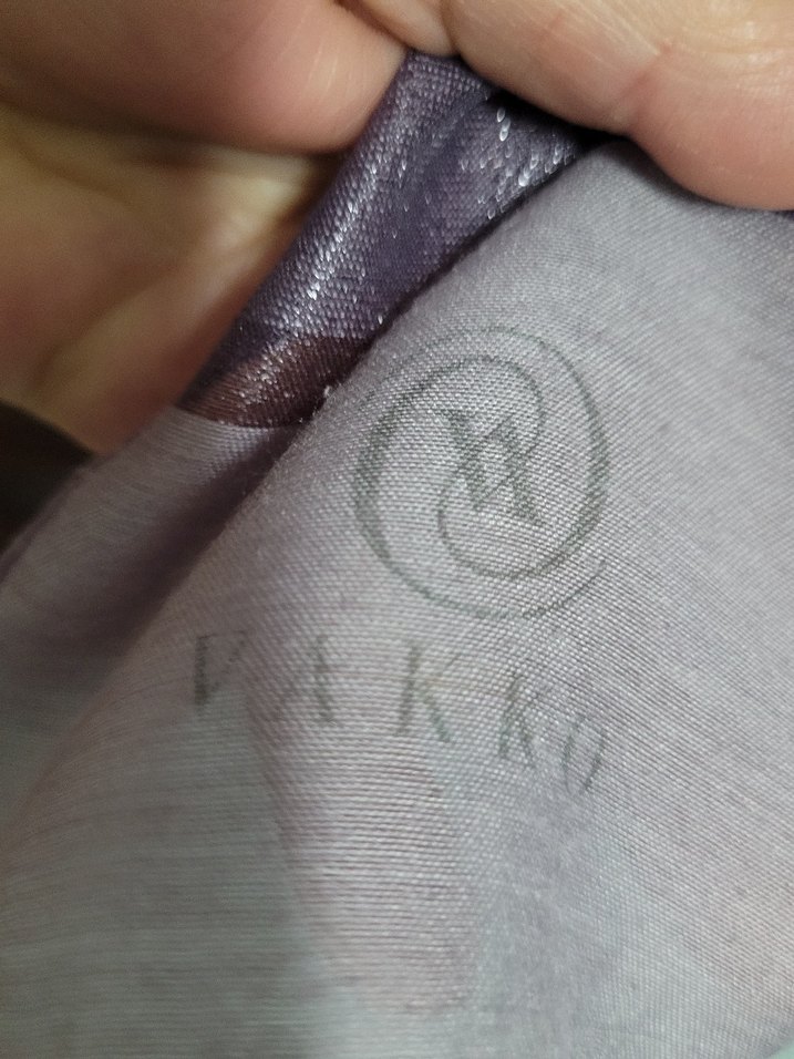 Mor ve Gri Kadın Sargı Şal Velcro Detaylı - Görsel 2