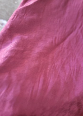 gül kurusu Kadın Bohem Şal Kurdele Detaylı - Görsel 3