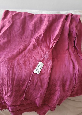 gül kurusu Kadın Bohem Şal Kurdele Detaylı - Görsel 4