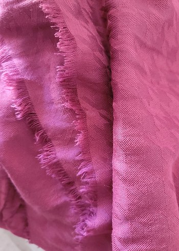 gül kurusu Kadın Bohem Şal Kurdele Detaylı - Görsel 2